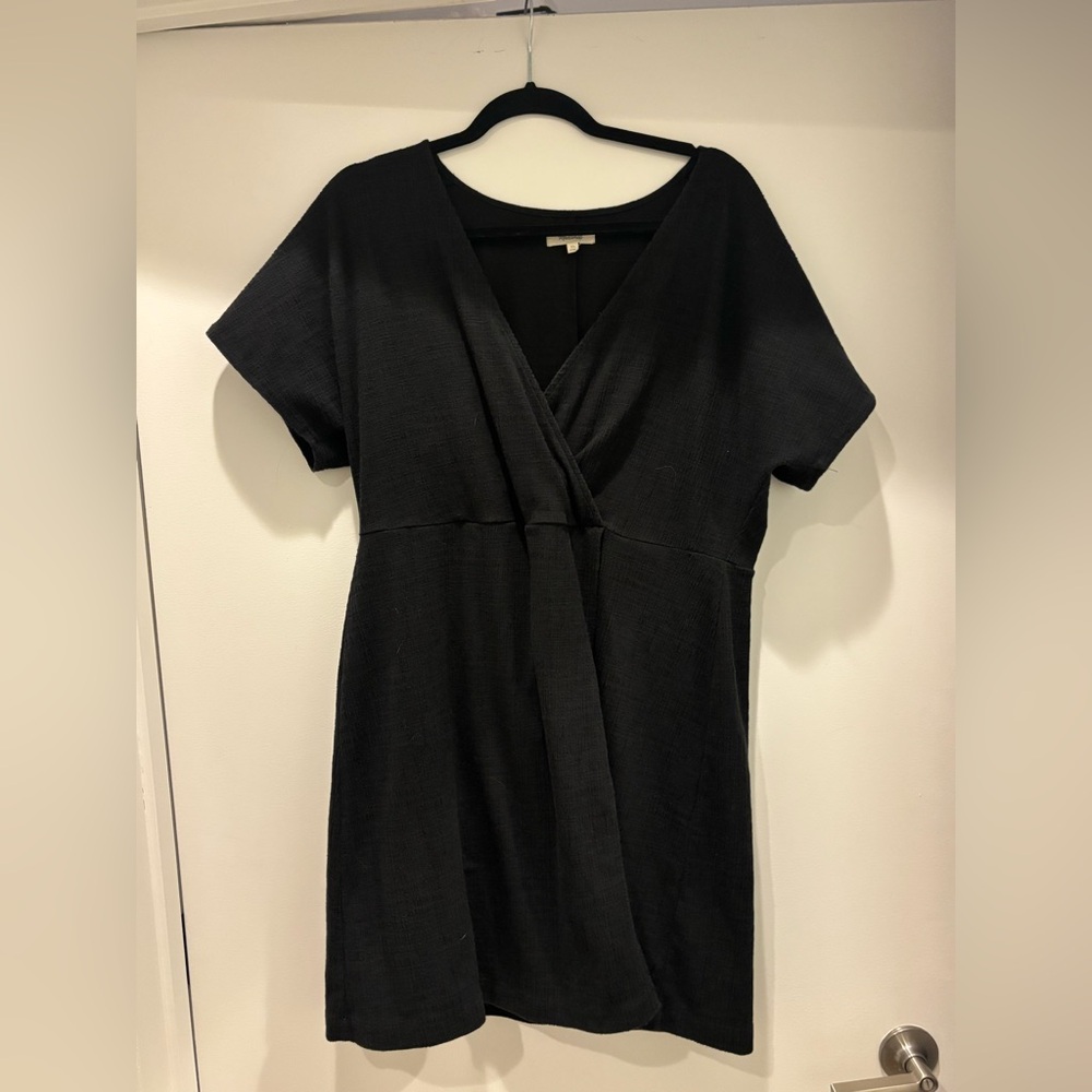 Madewell Cross Front Flutter-Sleeve Dress